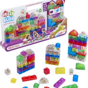 Goliath Jelly Blox Mega Pack – Constructiespeelgoed – Zachte Bouwblokken – Pijnvrij Spelen – Vanaf 2 jaar – BPA vrij
