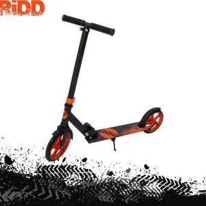 RiDD Foldable Scooter – Foldable Scooter – Opvouwbare Step – Vanaf 8 jaar – ABEC-9 – 200 mm PU Wheels – Voetrem – Black – Zwart